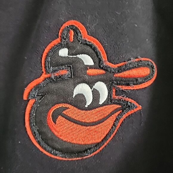 Baltimore Orioles Wright and Ditson Jacket Hoodie L Zip Up Black Cooperstown - Picture 3 of 8